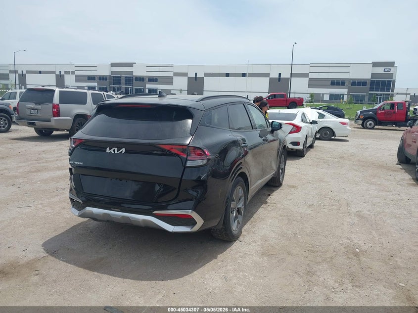 2023 Kia Sportage VIN 5XYK43AF3PG048016 IAAI salvage auction — LEFT REAR, Original (Texas), sold $6,700 on 2026-07-12 (photo 4)