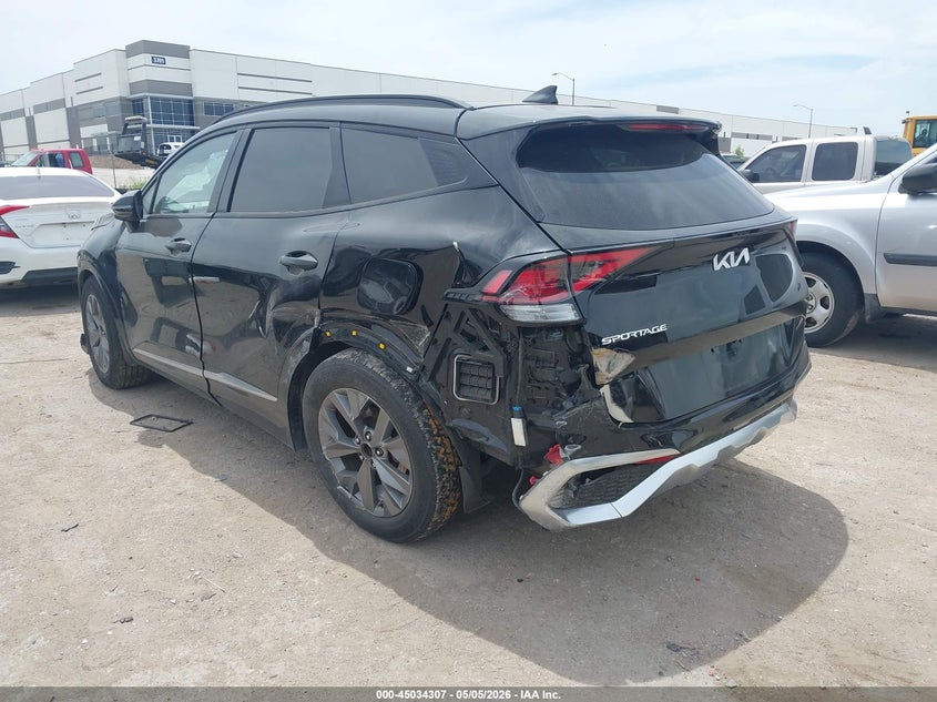 2023 Kia Sportage VIN 5XYK43AF3PG048016 IAAI salvage auction — LEFT REAR, Original (Texas), sold $6,700 on 2026-07-12 (photo 6)