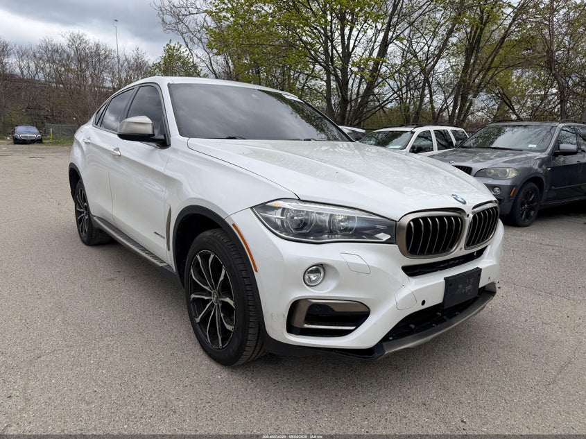 2017 BMW X6 VIN 5UXKU6C37H0W38407 IAAI salvage auction — Side, Clear (Connecticut), sold $13,750 on 2026-05-29 (photo 1)
