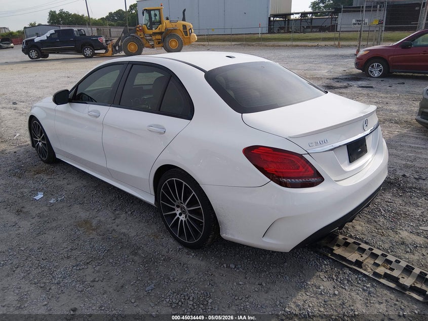 2019 Mercedes-benz C-klasse VIN 55SWF8DB4KU288692 IAAI salvage auction — FRONT END, Clear (Tennessee), sold $8,000 on 2026-07-11 (photo 3)
