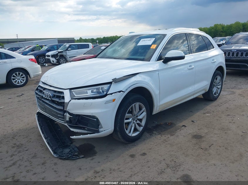 2020 Audi Q5 VIN WA1ANAFY9L2064016 IAAI salvage auction — FRONT END, Salvage (Ohio), sold $3,350 on 2026-07-28 (photo 2)