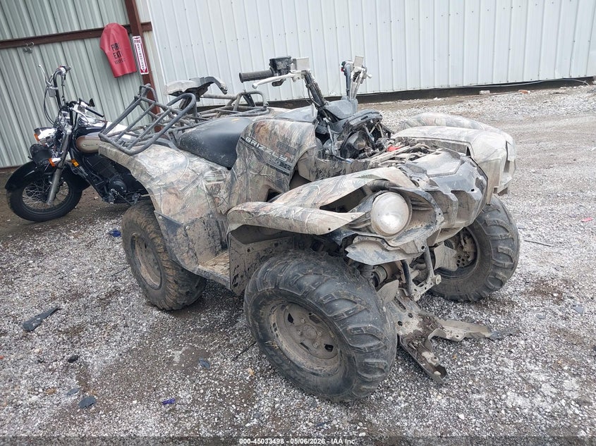 2014 Yamaha Yfm VIN 5Y4AJ52Y2EA103253 IAAI salvage auction — FRONT END, Salvage (Indiana), sold $450 on 2026-07-29 (photo 1)