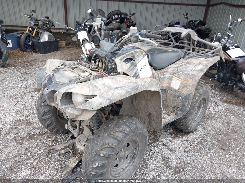2014 Yamaha Yfm VIN 5Y4AJ52Y2EA103253 IAAI salvage auction — FRONT END, Salvage (Indiana), sold $450 on 2026-07-29 (photo 2)