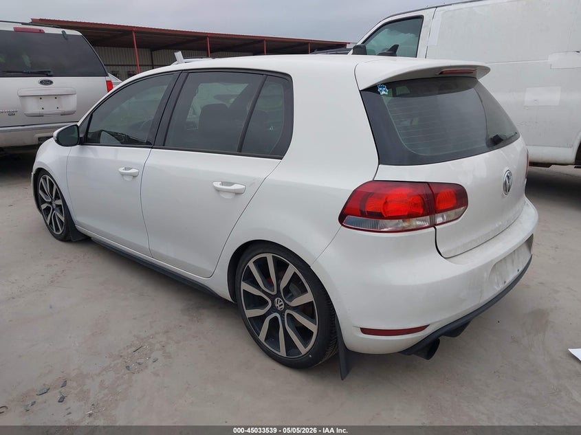 2014 Volkswagen Gti VIN WVWHD7AJ4EW006878 IAAI salvage auction — FRONT END, Salvage (Texas), sold $2,150 on 2026-07-07 (photo 3)
