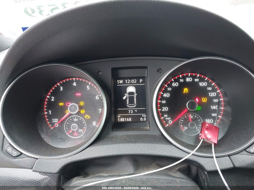 2014 Volkswagen Gti VIN WVWHD7AJ4EW006878 IAAI salvage auction — FRONT END, Salvage (Texas), sold $2,150 on 2026-07-07 (photo 7)