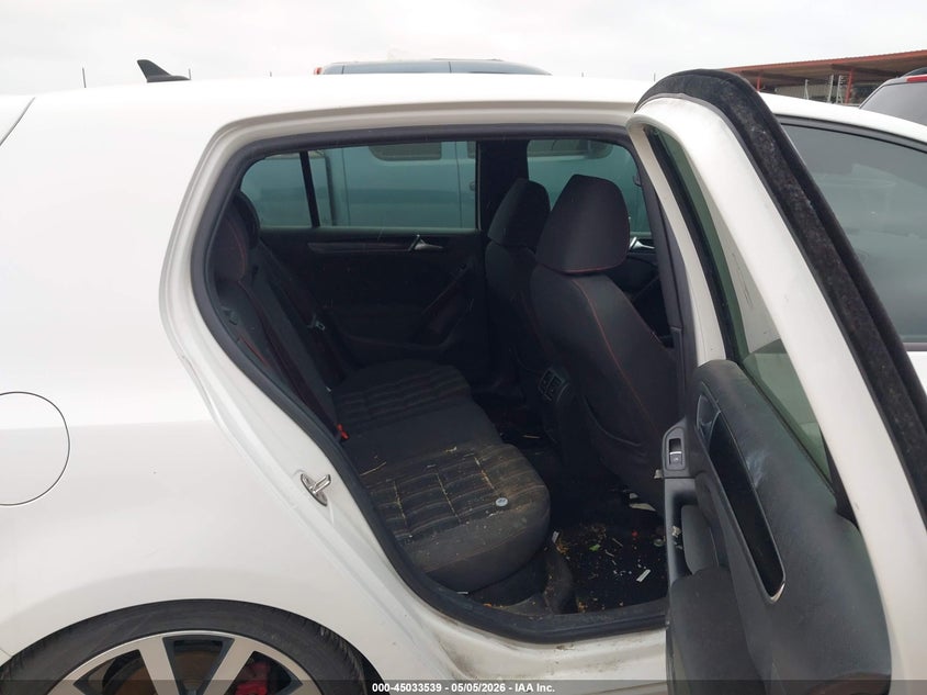 2014 Volkswagen Gti VIN WVWHD7AJ4EW006878 IAAI salvage auction — FRONT END, Salvage (Texas), sold $2,150 on 2026-07-07 (photo 8)