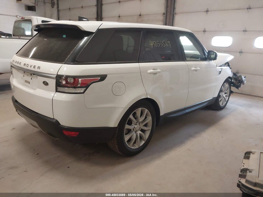 2017 Land rover Range rover sport VIN SALWR2FV5HA153924 IAAI salvage auction — FRONT END, Salvage (Minnesota), sold $7,300 on 2026-07-22 (photo 4)