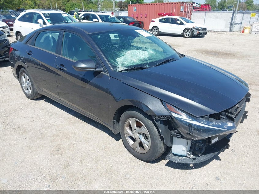 2022 Hyundai Elantra VIN 5NPLL4AG7NH062352 IAAI salvage auction — FRONT END, Salvage (Illinois), sold $2,550 on 2026-07-07 (photo 1)