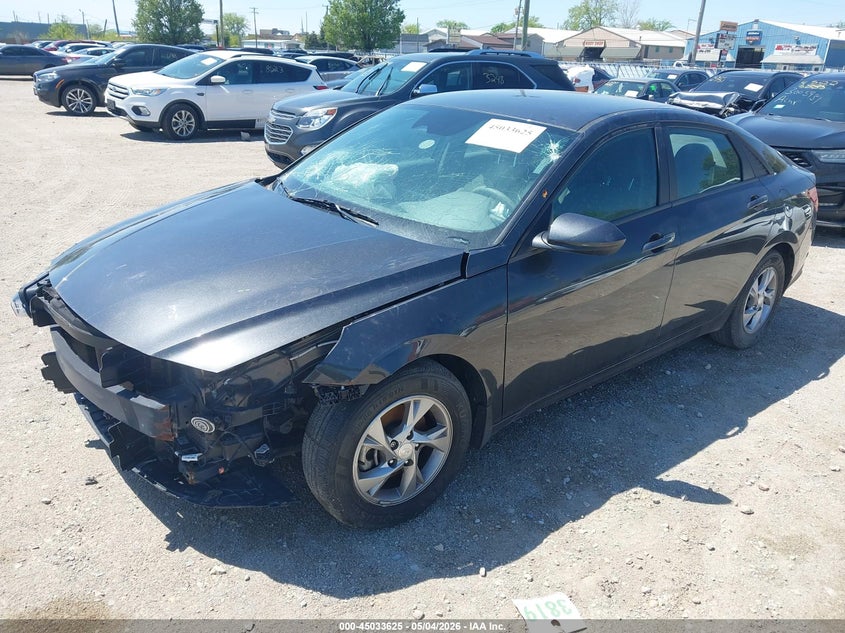 2022 Hyundai Elantra VIN 5NPLL4AG7NH062352 IAAI salvage auction — FRONT END, Salvage (Illinois), sold $2,550 on 2026-07-07 (photo 2)