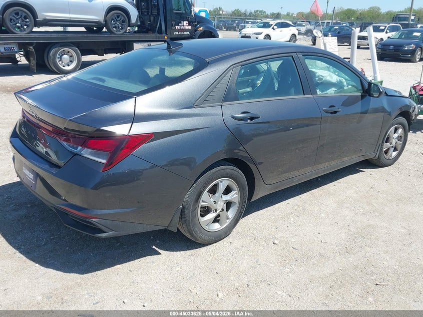 2022 Hyundai Elantra VIN 5NPLL4AG7NH062352 IAAI salvage auction — FRONT END, Salvage (Illinois), sold $2,550 on 2026-07-07 (photo 4)