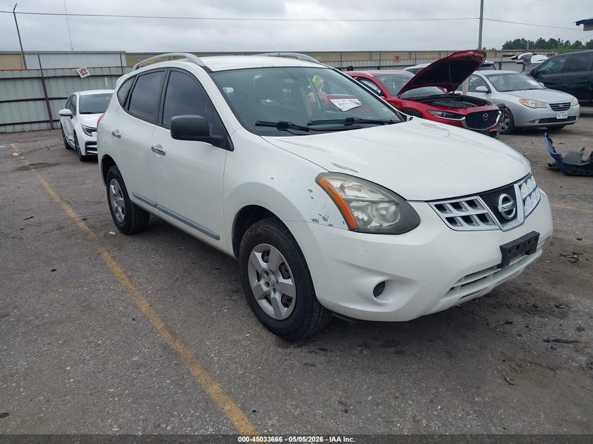 2014 Nissan Rogue VIN JN8AS5MT2EW625296 IAAI salvage auction — LEFT SIDE, Salvage (Texas), sold $1,400 on 2026-07-29 (photo 1)