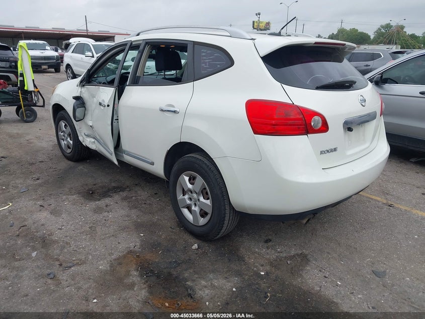 2014 Nissan Rogue VIN JN8AS5MT2EW625296 IAAI salvage auction — LEFT SIDE, Salvage (Texas), sold $1,400 on 2026-07-29 (photo 3)