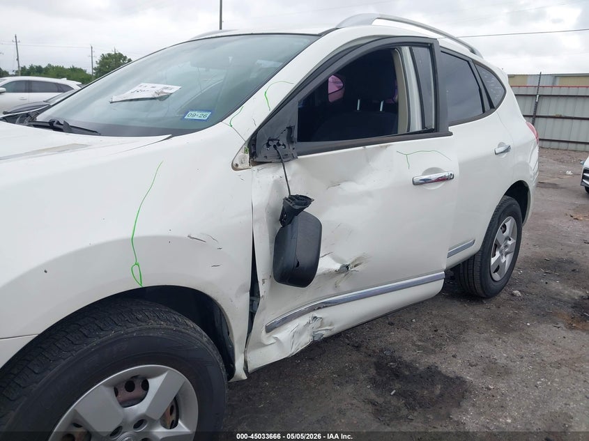 2014 Nissan Rogue VIN JN8AS5MT2EW625296 IAAI salvage auction — LEFT SIDE, Salvage (Texas), sold $1,400 on 2026-07-29 (photo 6)