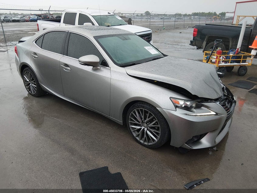 2015 Lexus Is VIN JTHCF1D25F5026214 IAAI salvage auction — FRONT END, Salvage (Illinois), sold $2,600 on 2026-07-21 (photo 1)