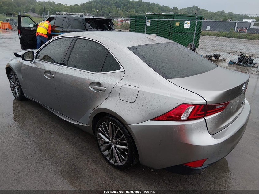 2015 Lexus Is VIN JTHCF1D25F5026214 IAAI salvage auction — FRONT END, Salvage (Illinois), sold $2,600 on 2026-07-21 (photo 3)
