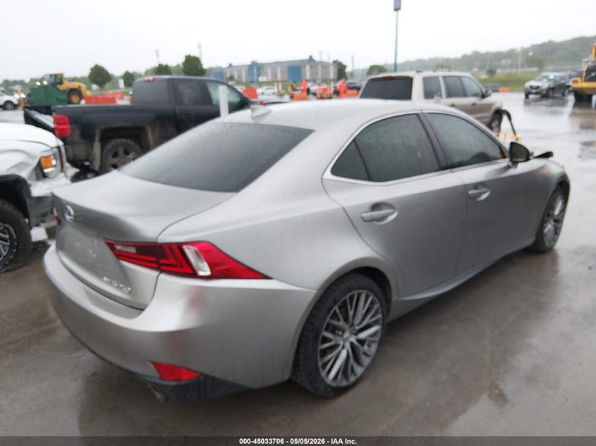 2015 Lexus Is VIN JTHCF1D25F5026214 IAAI salvage auction — FRONT END, Salvage (Illinois), sold $2,600 on 2026-07-21 (photo 4)