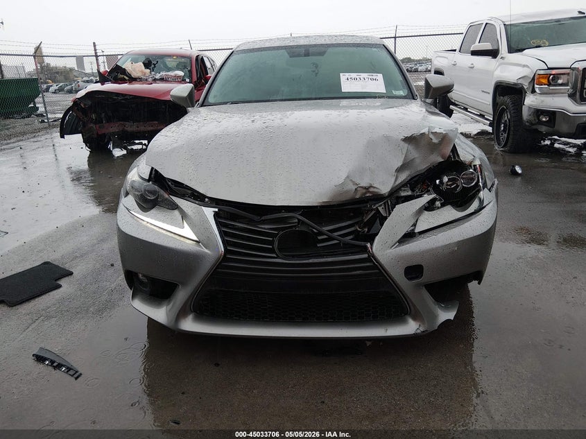2015 Lexus Is VIN JTHCF1D25F5026214 IAAI salvage auction — FRONT END, Salvage (Illinois), sold $2,600 on 2026-07-21 (photo 6)