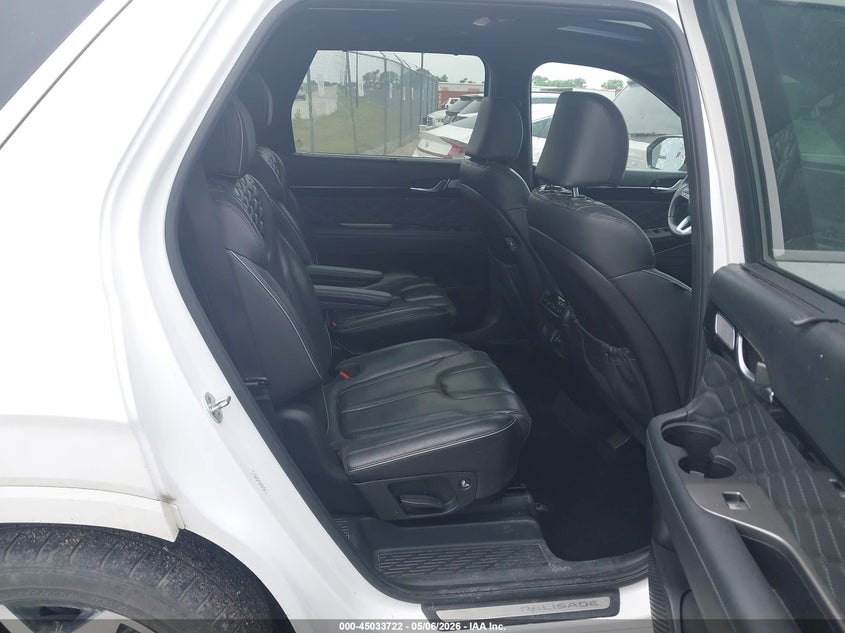 2022 Hyundai Palisade VIN KM8R74HE4NU387478 IAAI salvage auction — STORM DAMAGE, Original (Texas), sold $10,200 on 2026-07-14 (photo 8)