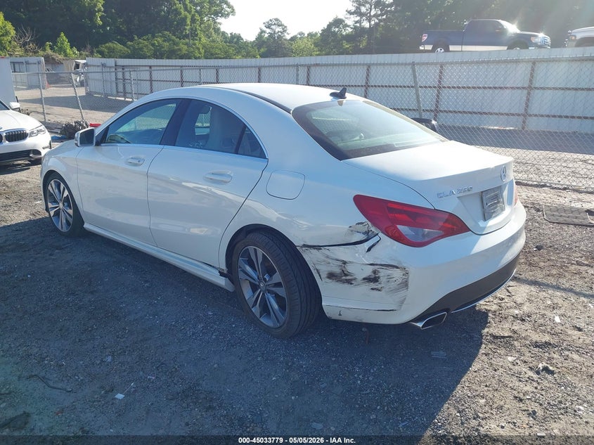 2015 Mercedes-benz Cla-klasse VIN WDDSJ4EBXFN222702 IAAI salvage auction — LEFT REAR, Salvage (Georgia), sold $2,100 on 2026-07-08 (photo 3)
