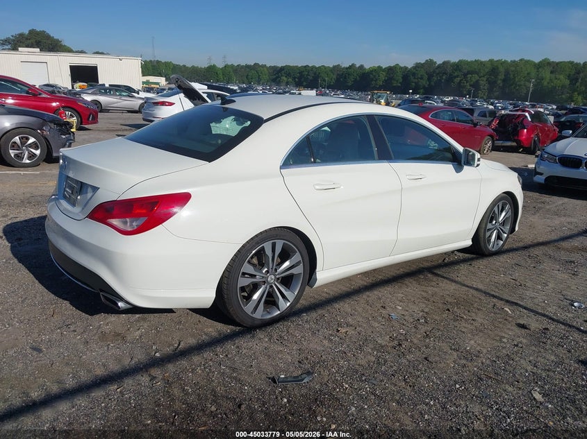2015 Mercedes-benz Cla-klasse VIN WDDSJ4EBXFN222702 IAAI salvage auction — LEFT REAR, Salvage (Georgia), sold $2,100 on 2026-07-08 (photo 4)