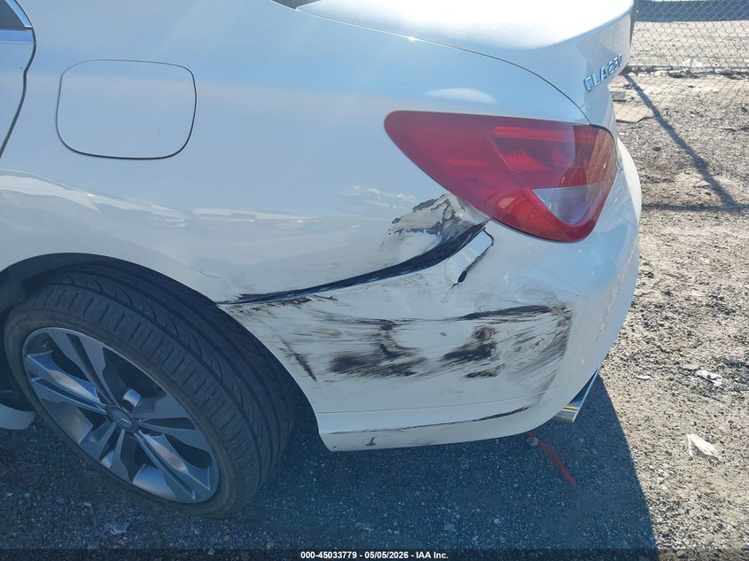 2015 Mercedes-benz Cla-klasse VIN WDDSJ4EBXFN222702 IAAI salvage auction — LEFT REAR, Salvage (Georgia), sold $2,100 on 2026-07-08 (photo 6)