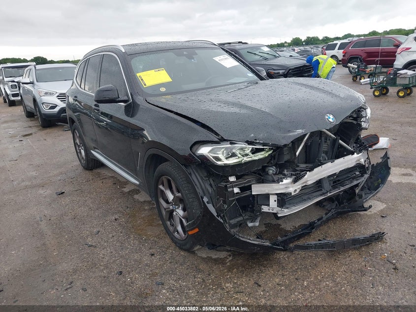 2024 BMW X3 VIN WBX47DP06RN265583 IAAI salvage auction — FRONT END, Original (Texas), sold $9,900 on 2026-07-28 (photo 1)
