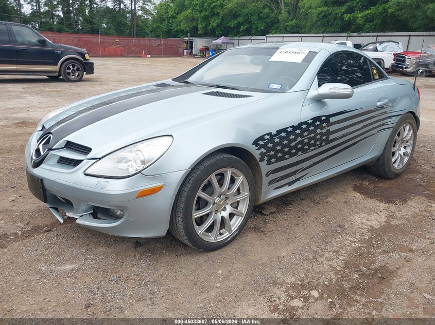 2005 Mercedes-benz Slk-class VIN WDBWK56F95F034213 IAAI salvage auction — RIGHT SIDE, Salvage (Texas), sold $750 on 2026-07-09 (photo 2)