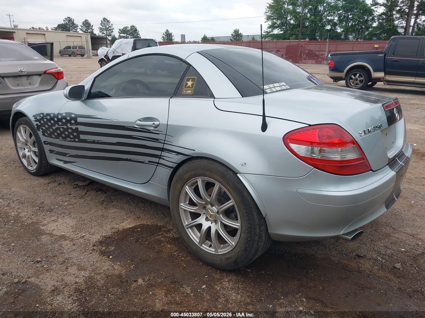 2005 Mercedes-benz Slk-class VIN WDBWK56F95F034213 IAAI salvage auction — RIGHT SIDE, Salvage (Texas), sold $750 on 2026-07-09 (photo 3)
