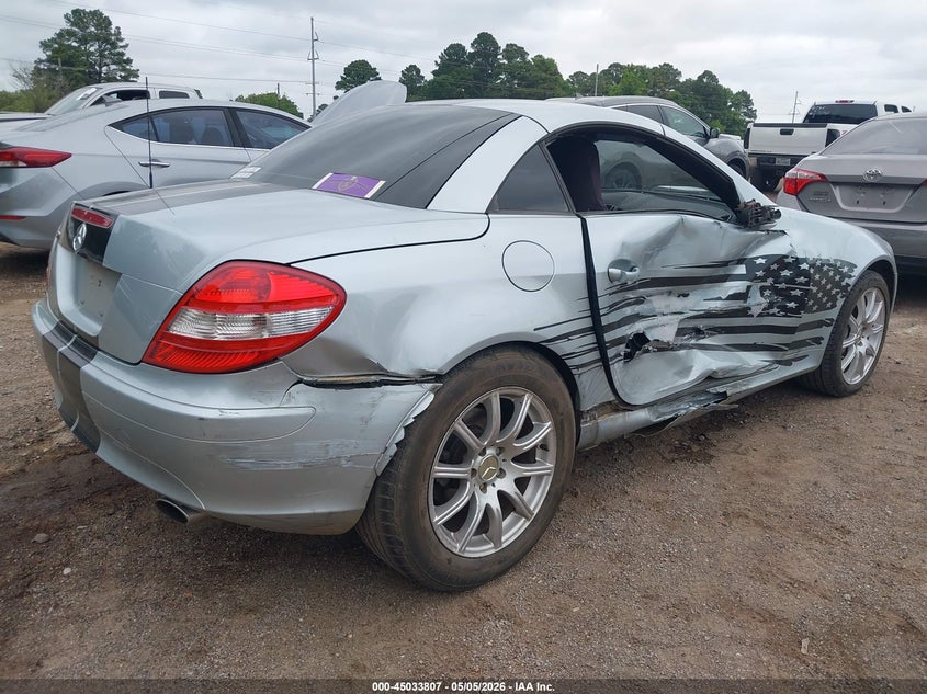 2005 Mercedes-benz Slk-class VIN WDBWK56F95F034213 IAAI salvage auction — RIGHT SIDE, Salvage (Texas), sold $750 on 2026-07-09 (photo 4)