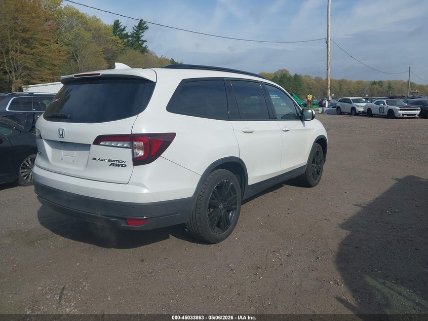 2021 Honda Pilot VIN 5FNYF6H76MB054674 IAAI salvage auction — SIDE, Salvage Title, sold $8,000 on 2026-07-28 (photo 4)