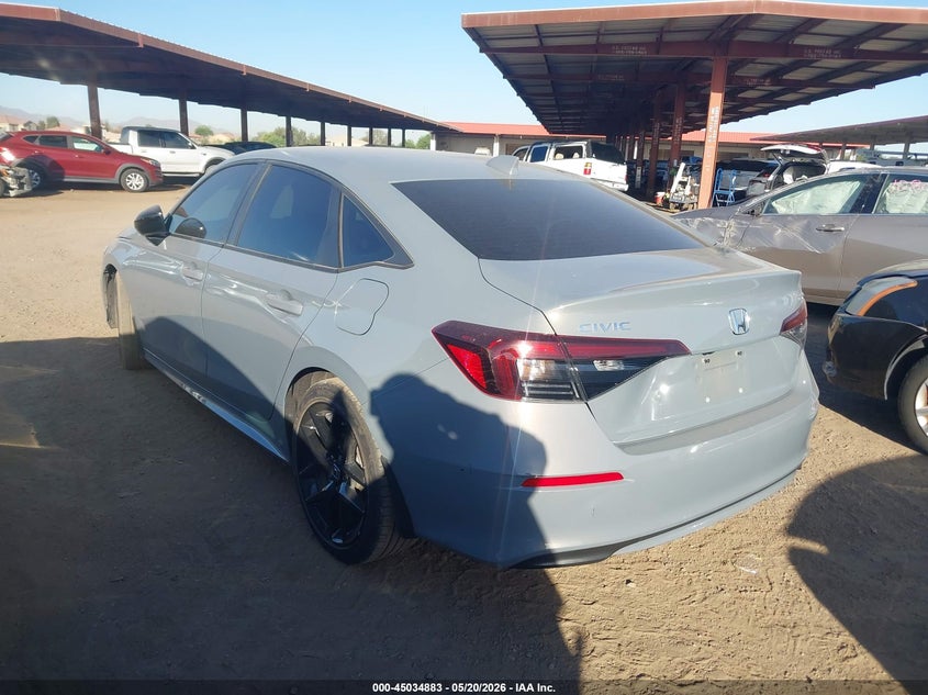 2025 Honda Civic VIN 2HGFE2F51SH554223 IAAI salvage auction — UNKNOWN, Salvage (Arizona), sold $7,100 on 2026-07-28 (photo 3)