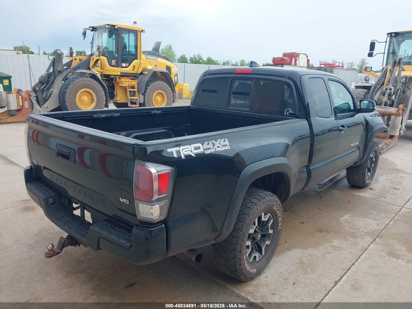 2020 Toyota Tacoma VIN 5TFSZ5AN6LX225377 IAAI salvage auction — FRONT END, Salvage (Michigan), sold $7,600 on 2026-07-23 (photo 4)