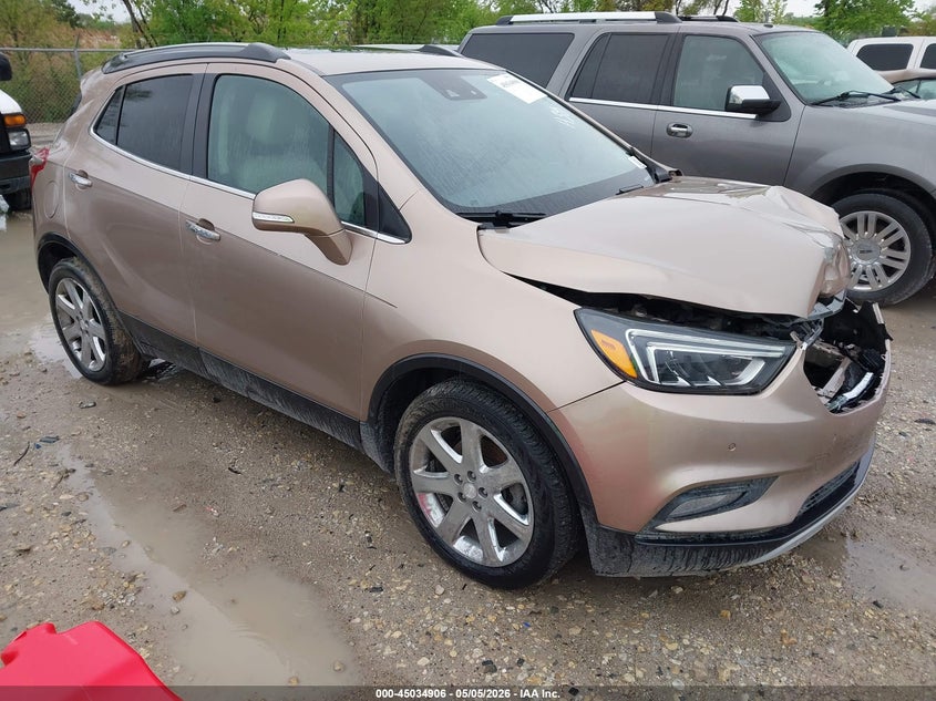 2018 Buick Encore VIN KL4CJDSBXJB617776 IAAI salvage auction — FRONT END, Salvage (Texas), sold $650 on 2026-07-28 (photo 1)