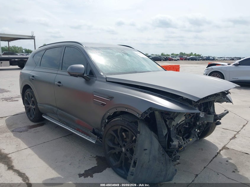 2022 Genesis Gv80 VIN KMUHCESC3NU094046 IAAI salvage auction — FRONT & REAR, Original (Texas), sold $9,300 on 2026-07-15 (photo 1)