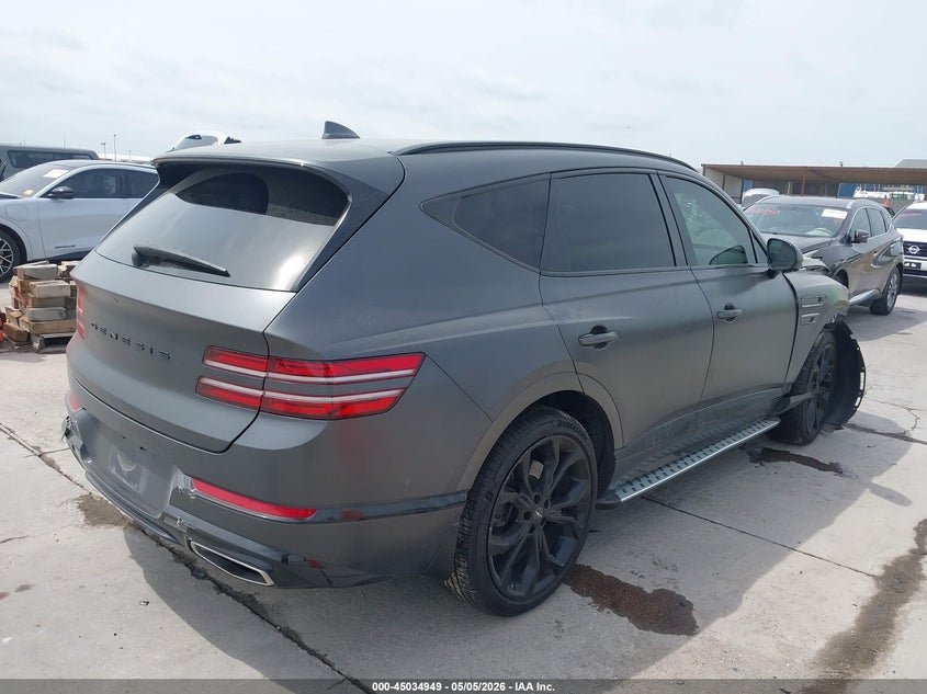 2022 Genesis Gv80 VIN KMUHCESC3NU094046 IAAI salvage auction — FRONT & REAR, Original (Texas), sold $9,300 on 2026-07-15 (photo 4)