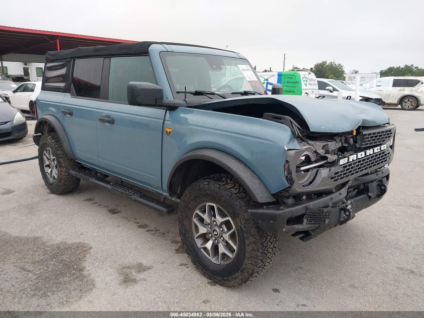 2021 Ford Bronco VIN 1FMEE5DH2MLA78851 — IAAI salvage auction photo