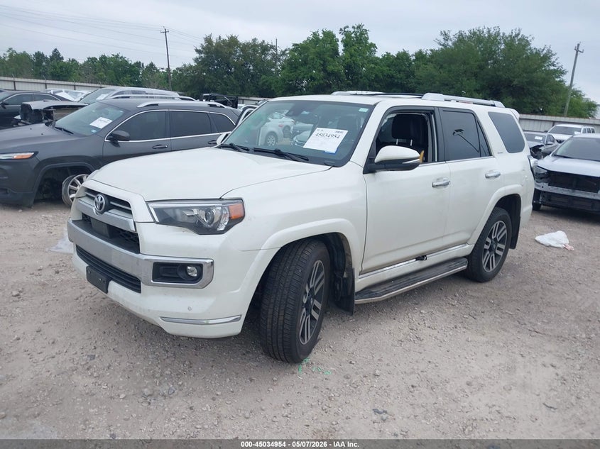 2021 Toyota 4runner VIN JTEDU5JR1M5246933 IAAI salvage auction — RIGHT SIDE, Original (Texas), sold $13,700 on 2026-07-27 (photo 2)