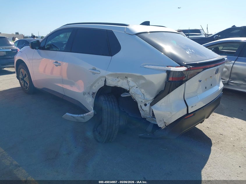 2026 Toyota Bz4x VIN JTMBCAEB6TJ011907 IAAI salvage auction — LEFT REAR, Salvage (California), sold $15,000 on 2026-07-09 (photo 3)
