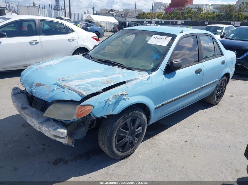 2002 Mazda Protege VIN JM1BJ225620541177 IAAI salvage auction — FRONT END, Salvage (California), sold $225 on 2026-07-22 (photo 2)