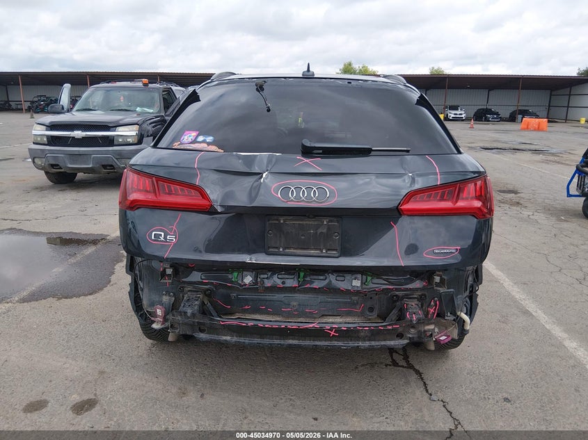 2020 Audi Q5 VIN WA1BNAFYXL2038691 IAAI salvage auction — REAR END, Salvage (California), sold $8,500 on 2026-07-15 (photo 6)