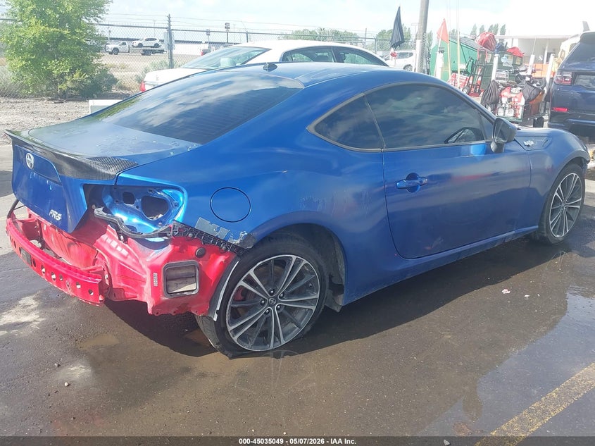 2013 Scion Fr-s VIN JF1ZNAA17D2709188 IAAI salvage auction — FRONT & REAR, Salvage (Idaho), sold $25 on 2026-07-30 (photo 4)