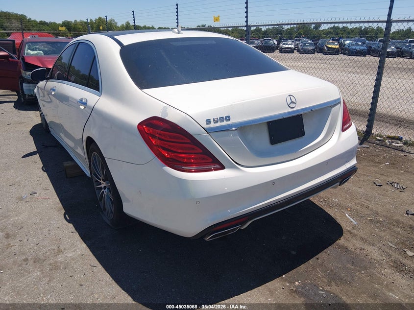 2017 Mercedes-benz S-klasse VIN WDDUG8CB7HA318881 IAAI salvage auction — FRONT END, Salvage (Louisiana), sold $5,400 on 2026-08-07 (photo 3)