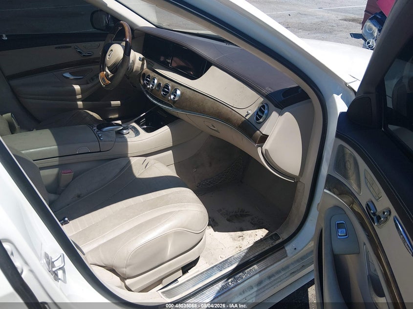 2017 Mercedes-benz S-klasse VIN WDDUG8CB7HA318881 IAAI salvage auction — FRONT END, Salvage (Louisiana), sold $5,400 on 2026-08-07 (photo 5)