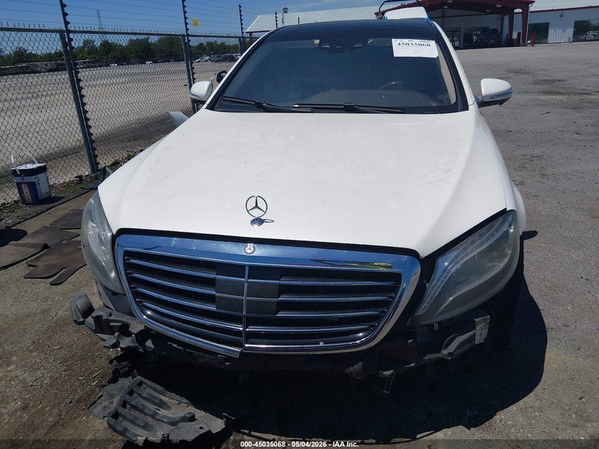 2017 Mercedes-benz S-klasse VIN WDDUG8CB7HA318881 IAAI salvage auction — FRONT END, Salvage (Louisiana), sold $5,400 on 2026-08-07 (photo 6)