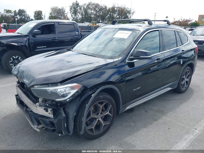 2018 BMW X1 VIN WBXHT3C34J5K22016 IAAI salvage auction — FRONT END, Salvage (California), sold $2,550 on 2026-07-30 (photo 2)