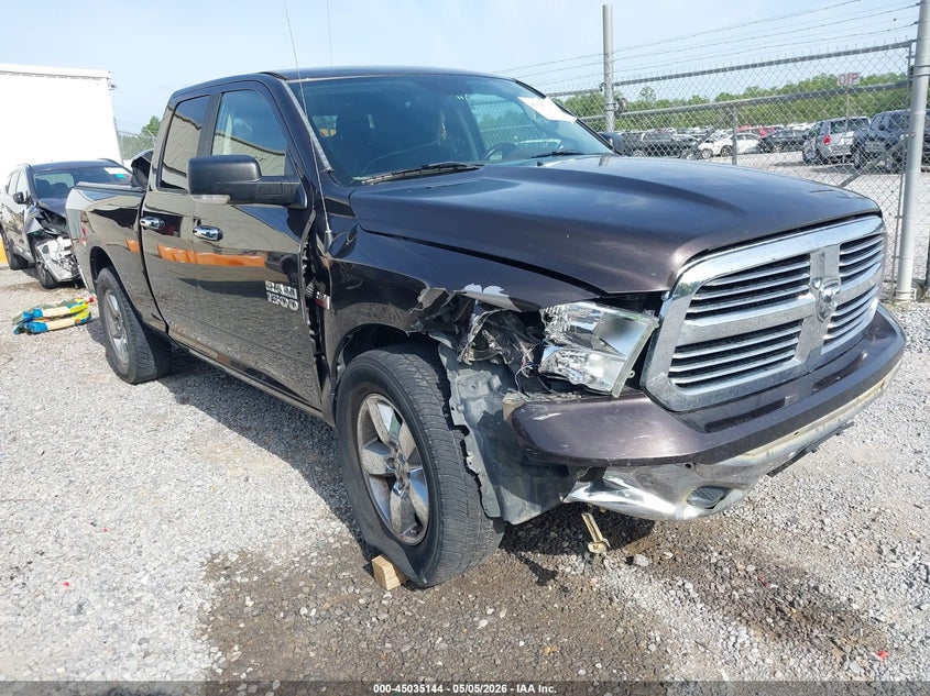 2017 Ram 1500 VIN 1C6RR6GT2HS682807 IAAI salvage auction — FRONT END, Salvage (Mississippi), sold $2,050 on 2026-07-17 (photo 1)