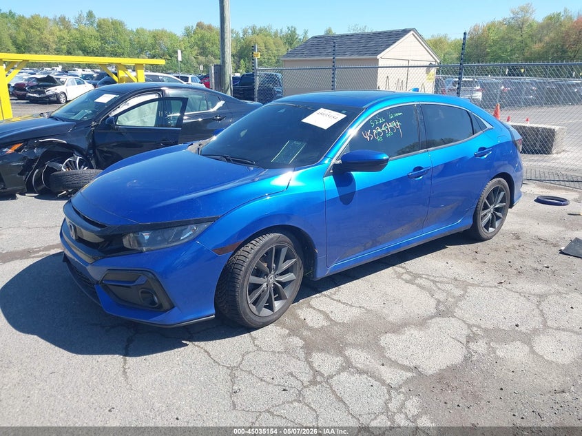 2021 Honda Civic VIN SHHFK7H67MU415036 IAAI salvage auction — RIGHT SIDE, Salvage (Connecticut), sold $25 on 2026-07-30 (photo 2)