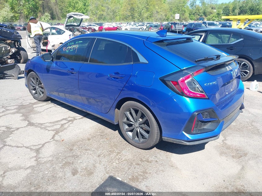2021 Honda Civic VIN SHHFK7H67MU415036 IAAI salvage auction — RIGHT SIDE, Salvage (Connecticut), sold $25 on 2026-07-30 (photo 3)