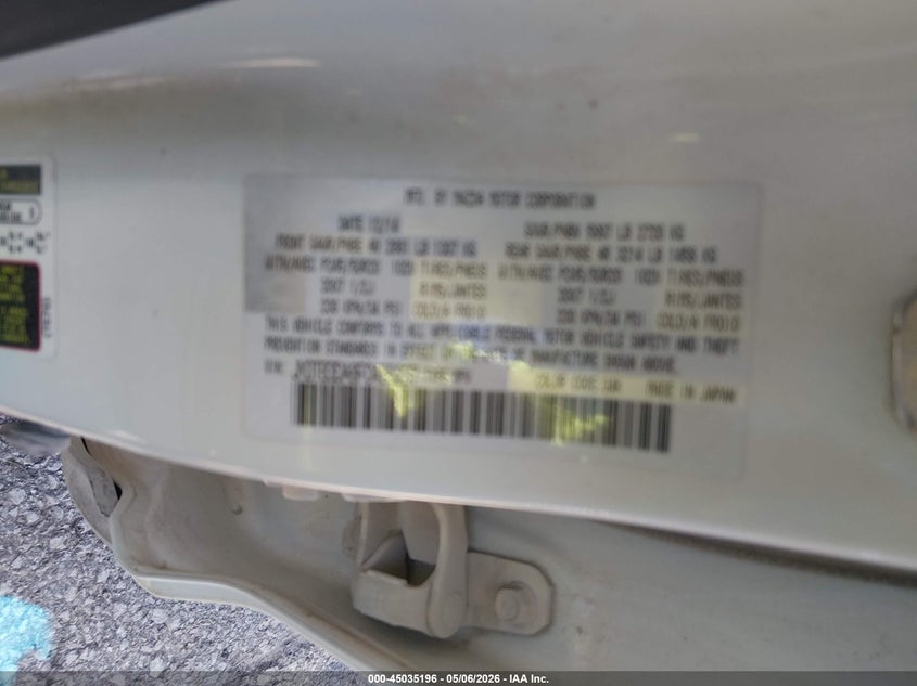 2015 Mazda Cx-9 VIN JM3TB3DA8F0455237 IAAI salvage auction — FRONT END, Salvage (Kansas), sold $550 on 2026-07-08 (photo 9)