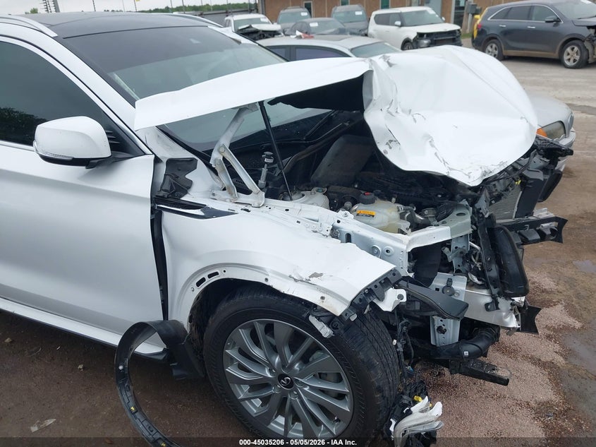 2025 Infiniti Qx50 VIN 3PCAJ5BB7SF101988 IAAI salvage auction — FRONT END, Salvage Title, sold $9,025 on 2026-07-22 (photo 6)